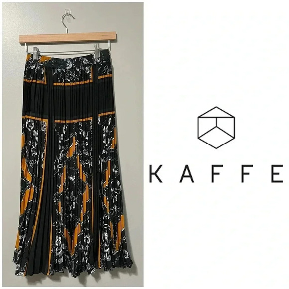 Kaffe KAdianna Pleated Midi Skirt - Picture 1 of 10
